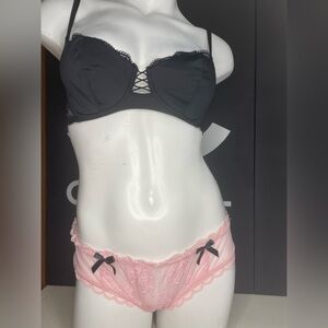 Victoria Secret Balconette Bra VS Black Bra VS Sexy Push up Bra Rare & HOT!!!💕